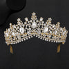 Baroque Bridal Crown Headdress Rhinestone Princess Formal Dress Accessories