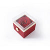 Fashion Acrylic Rotating Rose Jewelry Box