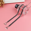 Durable Rhinestone Metal Shoulder Strap Personalized Underwear Accessories