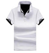 Mens Stand Collar Polo Shirt