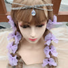 Bridal Hair Accessories Full Diamond Water Drop Forehead  Collar