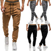 Fashion Men Gyms Pure color Pants Joggers Fitness Casual Long Pants Men Workout Skinny Sweatpants Jogger Tracksuit Trousers