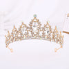 European And American Bride Tiara Baroque Crown Rhinestone Tiara Princess Crown Wedding Hair Accessories Formal Dress Accessories Wholesale