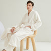 Couple pajamas flannel casual European and American loose bathrobe nightgown