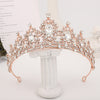 European And American Bride Tiara Baroque Crown Rhinestone Tiara Princess Crown Wedding Hair Accessories Formal Dress Accessories Wholesale