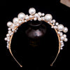 Simple Pearl Hairband Bridal Veil Formal Dress Accessories