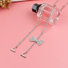 Durable Rhinestone Metal Shoulder Strap Personalized Underwear Accessories