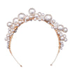 Simple Pearl Hairband Bridal Veil Formal Dress Accessories