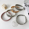 Cellulose Acetate Sheet Hair Accessories Plaid Headband For Women