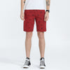 100% Cotton Brand New Slim Fit Pattern Washed Cargo Shorts Men