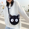 Winter New Cute Doll Women's Shoulder Bag Fashionable and Stylish Crossbody Plush Small Round Bag Student Bag