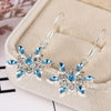 Jewelry Two Color Jeweled Earrings