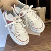 Mens Fashion Casual Retro Low Top Flat Bottom Sneakers