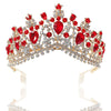 Baroque Bridal Crown Headdress Rhinestone Princess Formal Dress Accessories